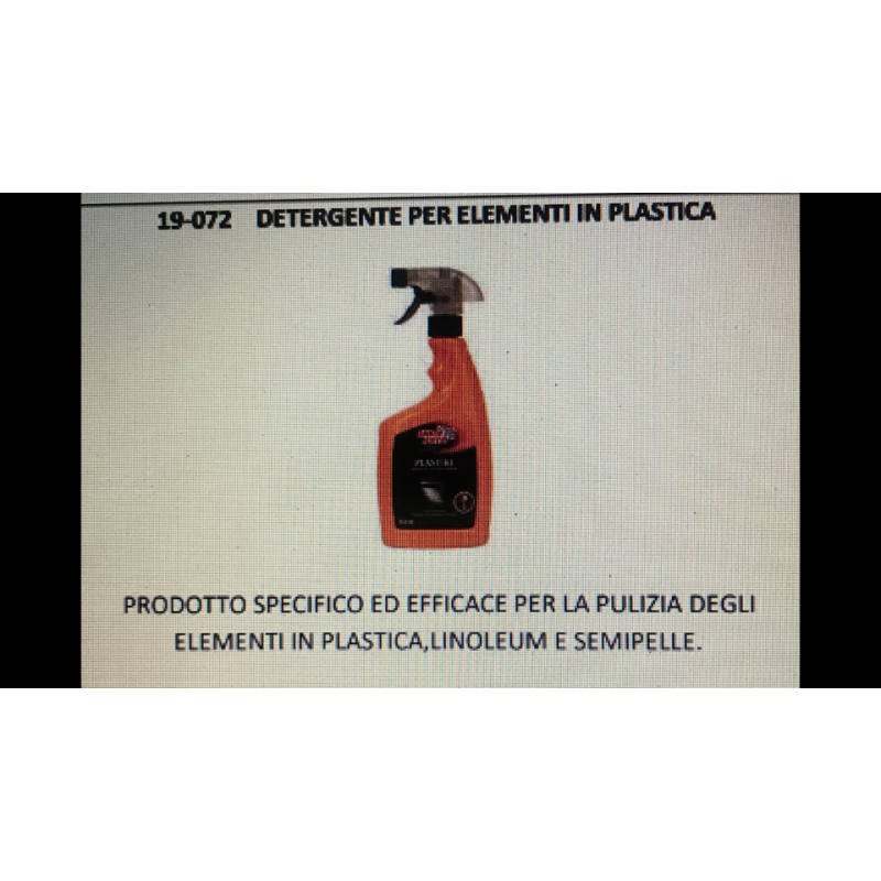 DETERGENTE PER PLASTICHE 650ML.